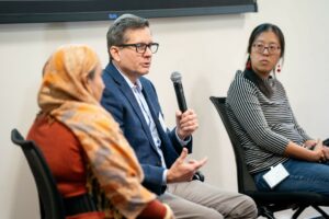 Kyle E. Smith speaking at Human-Centered Leadership for Meaningful Work